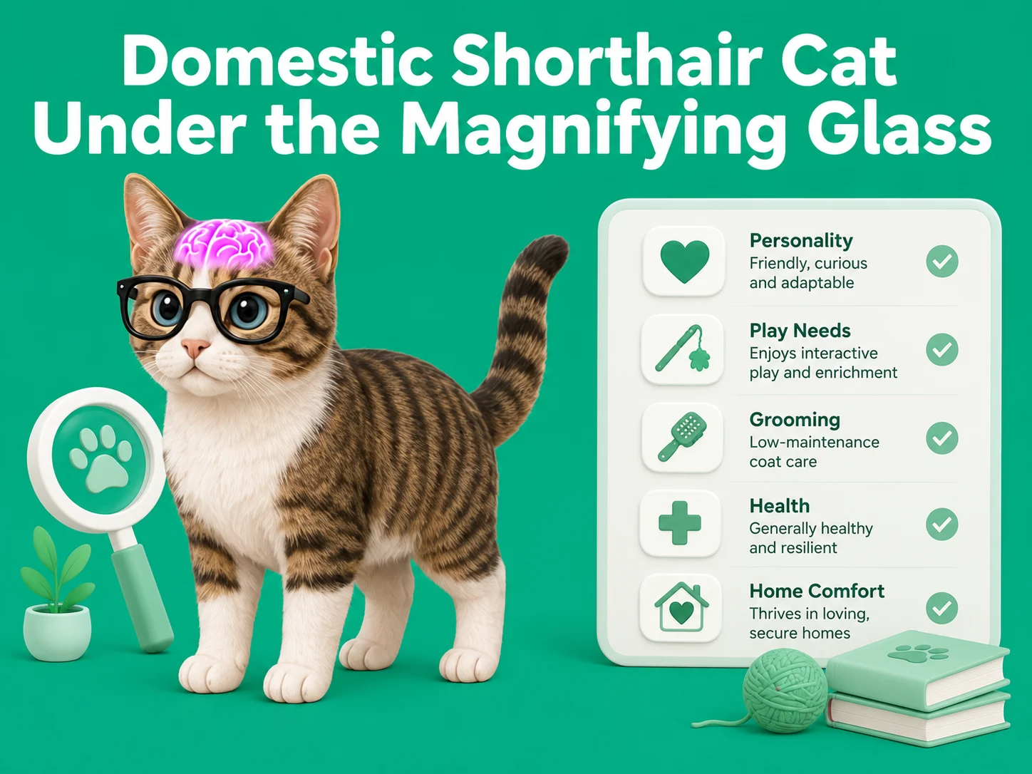 Domestic Shorthair Cat Care: Health, Training & Home Guide | IQPets